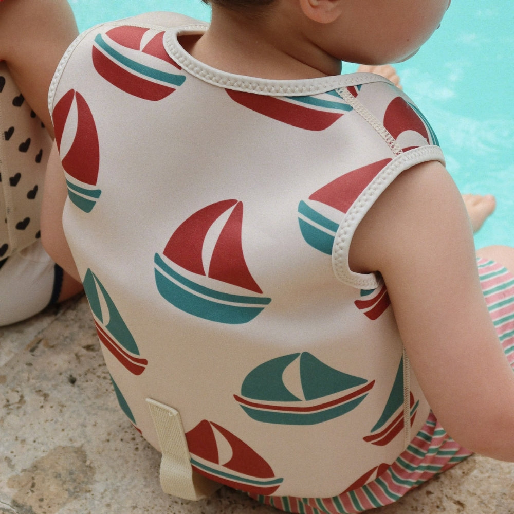 Konges Slojd Kamizelka do pływania dla chłopca Ellis Ahoy