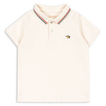 Konges Slojd Koszulka dla chłopca Polo Florian Antique White