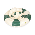 Konges Slojd Kółko do pływania dla niemowląt Green Stripe 1-2Y