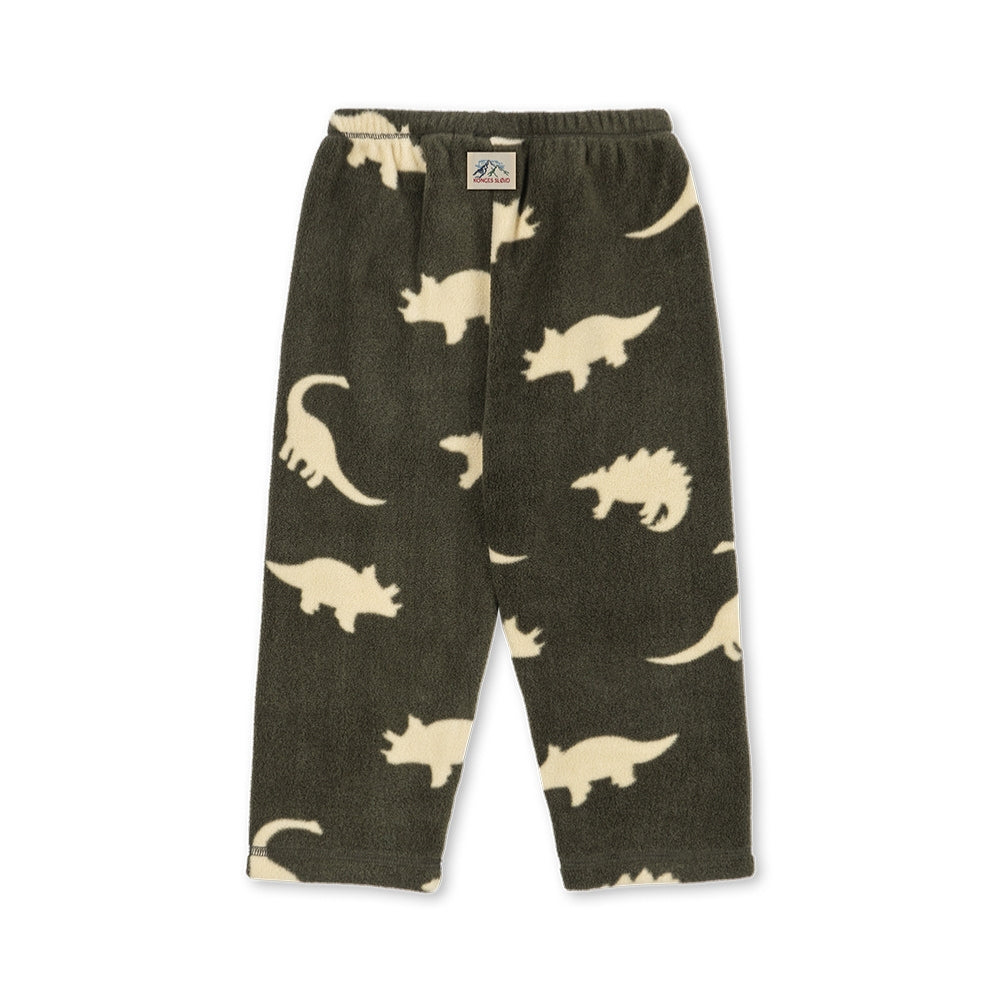 Konges Slojd Spodnie polarowe dla dzieci Tavi Dino Silhouette