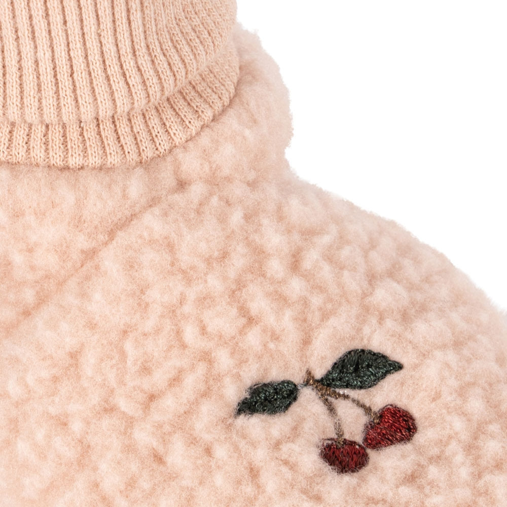 Konges Slojd Buciki niechodki niemowlęce Safa Rose Smoke