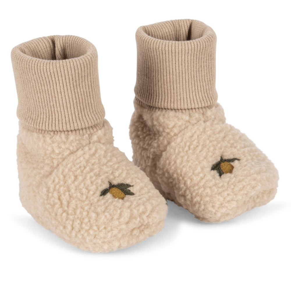 Konges Slojd Buciki niechodki niemowlęce Safa Oxford Tan