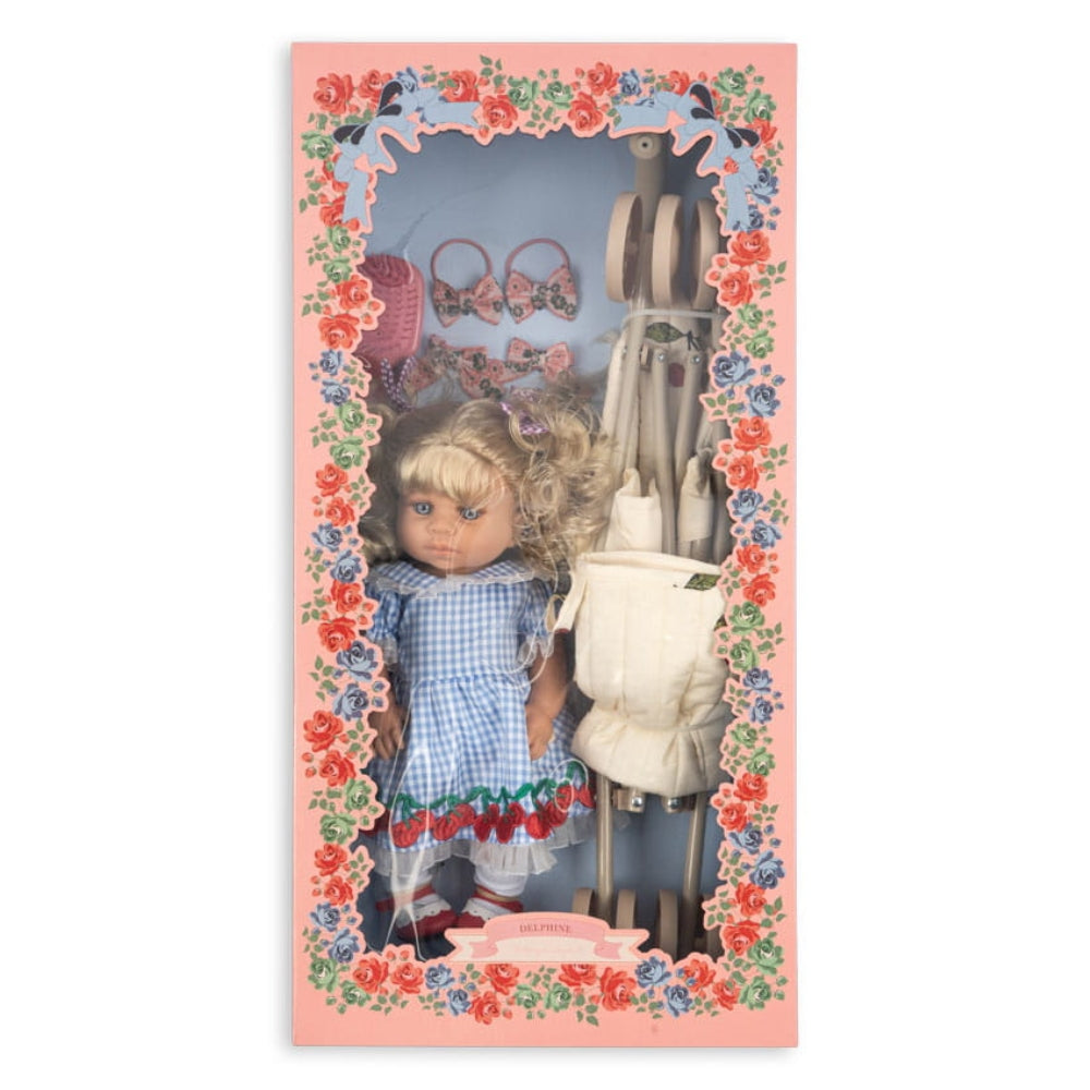 Konges Slojd Wózek z lalką Delphine wraz z akcesoriami All I Wish For