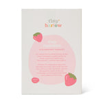 Tiny Harlow Zestaw do karmienia lalek Tiny Tummies miseczka i łyżeczka, Jogurt truskawkowy