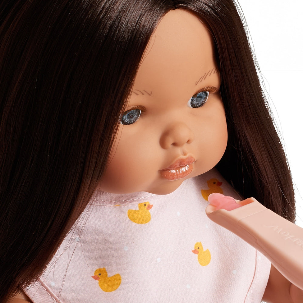 Tiny Harlow Zestaw do karmienia lalek Tiny Tummies miseczka i łyżeczka mus Truskawkowy