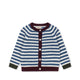Konges Sløjd Sweter dziecięcy rozpinany Belou Autumn Stripe