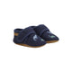 En Fant Kapcie wełniane z haftem Wool Slippers Dinosaur Navy