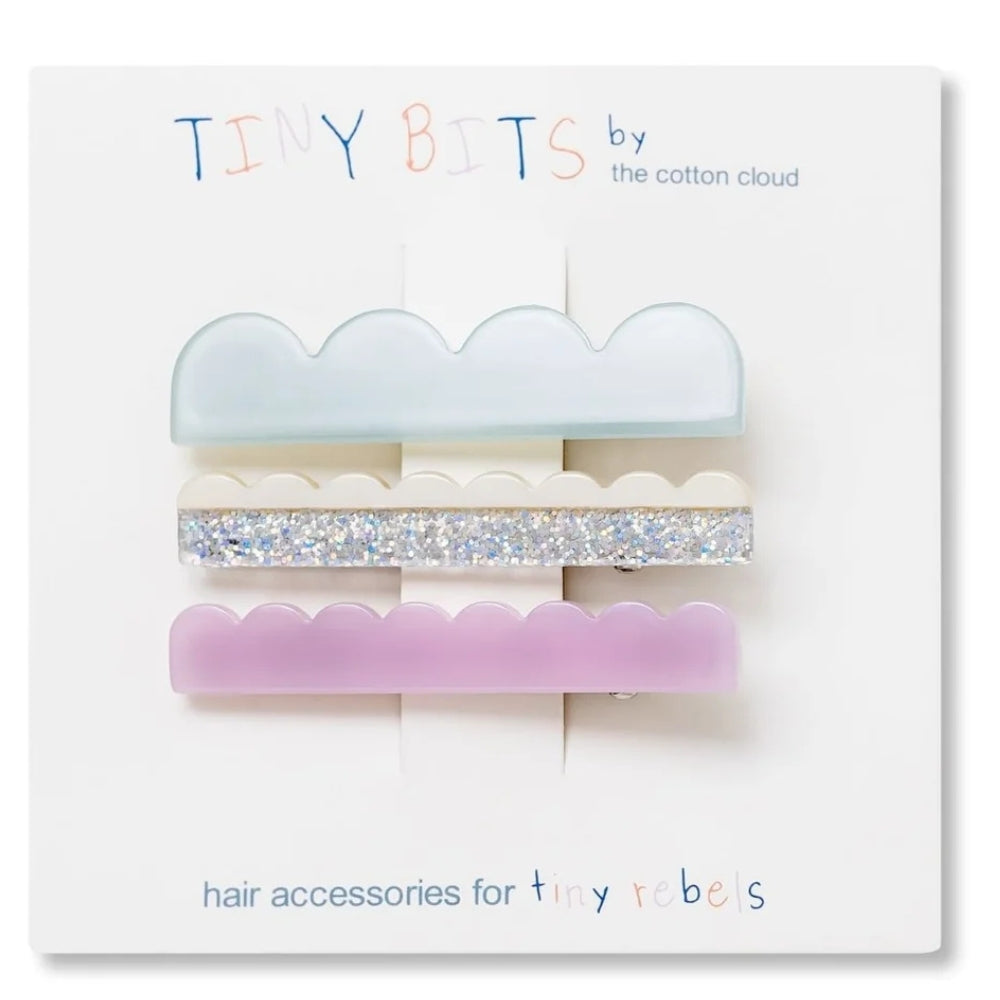 The Cotton Cloud Spinki do włosów Waves Candy 3 szt