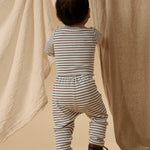 Lil’ Atelier Spodnie niemowlęce dla chłopca Coconut Milk NBMTONTO