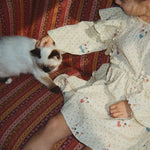 Konges Slojd Sukienka dla dziewczynki tiulowa Elin Bow Dot Miao Mist