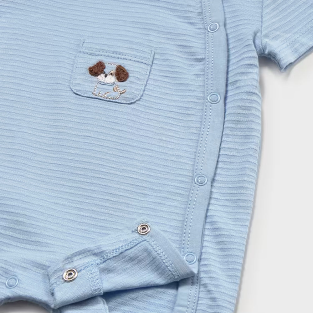 Mayoral Zestaw krótkich piżamek niemowlęcych 2-pak Sky