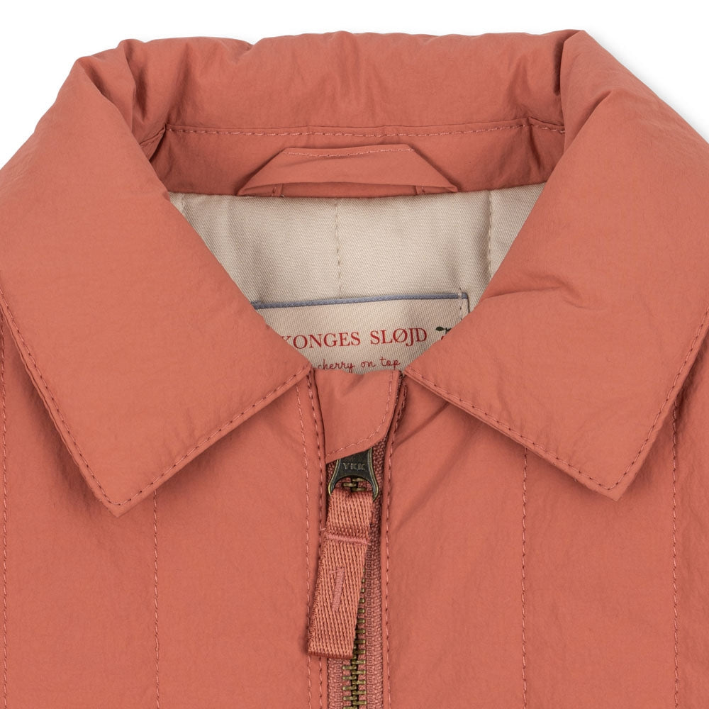 Konges Slojd Kurtka dla dziewczynki z kołnierzykiem Juno Canyon Rose