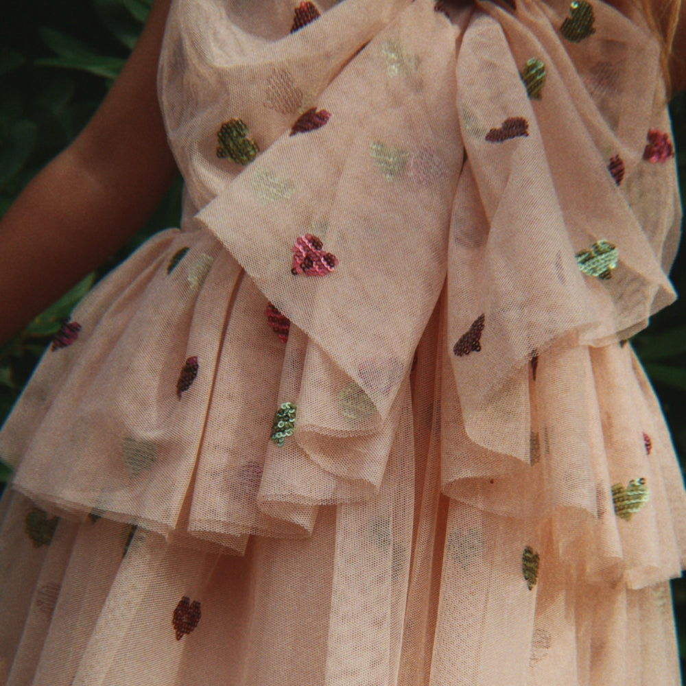 Konges Slojd Sukienka dla dziewczynki tiulowa Yvonne Bow Kitty