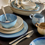 Bloomingville Kubek z kamionki Sandrine Blue