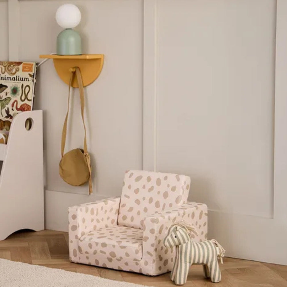 Kid’s Concept Składany fotelik dla dziecka 2w1 w kropki