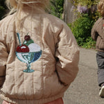 Konges Slojd Kurtka dla dziewczynki bomberka Juno Sequin Ice Cream