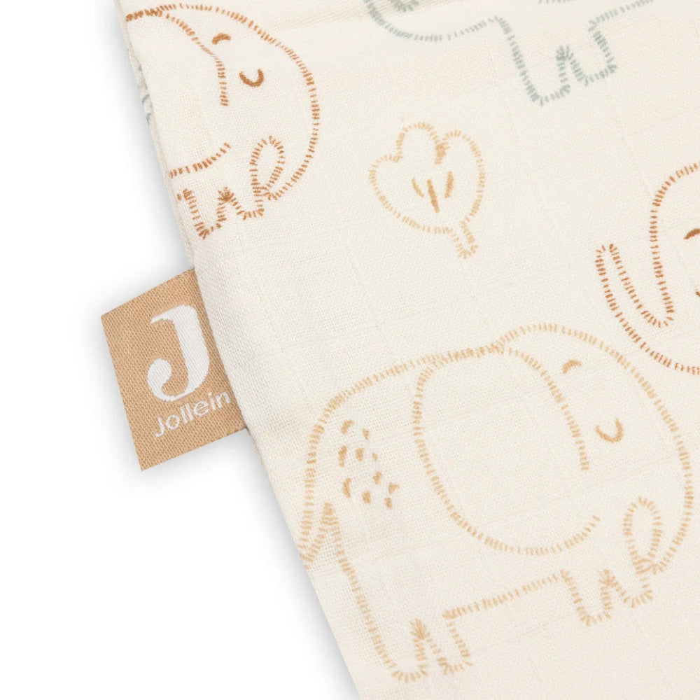 Jollein Śpiworek do spania Jersey - Elephant Tales 70cm