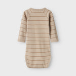 Lil’ Atelier Body niemowlęce dla chłopca Pure Cashmere NBMKAIL