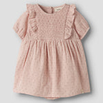 Lil’ Atelier Sukienka niemowlęca dla dziewczynki Peach Whip NBFDEMBE