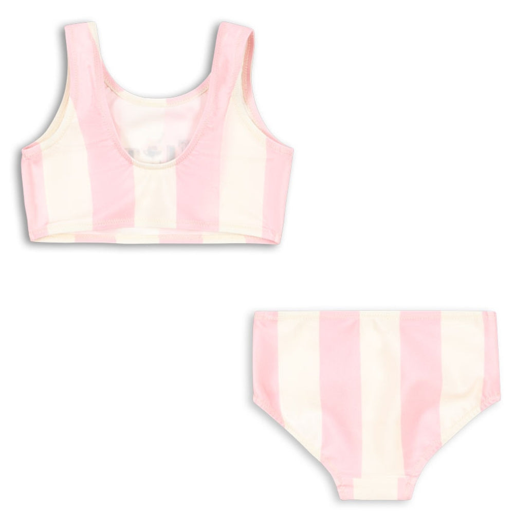 Konges Slojd Strój kąpielowy dla dziewczynki dwuczęściowy Pomia Candy Rose Stripe