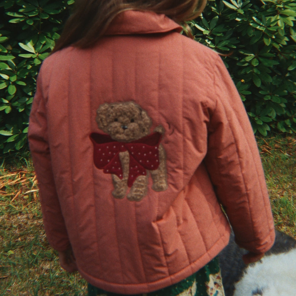 Konges Slojd Kurtka dla dziewczynki z kołnierzykiem Juno Canyon Rose