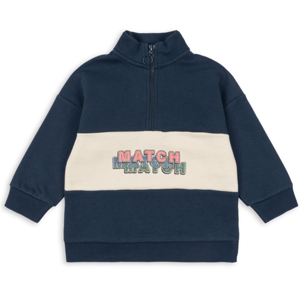 Konges Slojd Bluza dla chłopca typu half zip Lou Spellbound