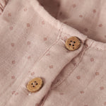 Lil’ Atelier Sukienka niemowlęca dla dziewczynki Peach Whip NBFDEMBE