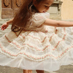 Konges Slojd Sukienka dla dziewczynki tiulowa Joelle Buttercream