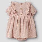 Lil’ Atelier Sukienka niemowlęca dla dziewczynki Peach Whip NBFDEMBE