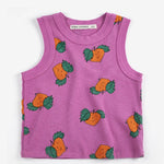 Bobo Choses Tank top dla dziewczynki Tangerine all over