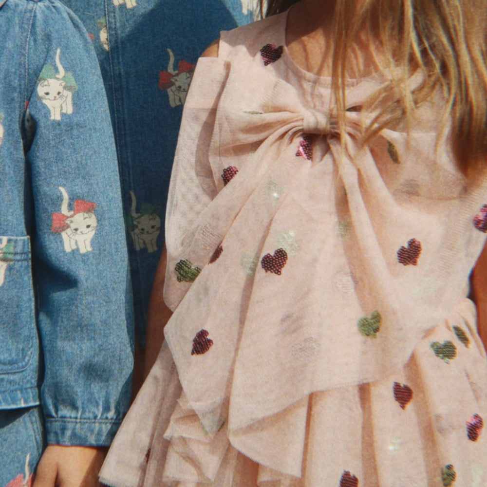 Konges Slojd Sukienka dla dziewczynki tiulowa Yvonne Bow Kitty