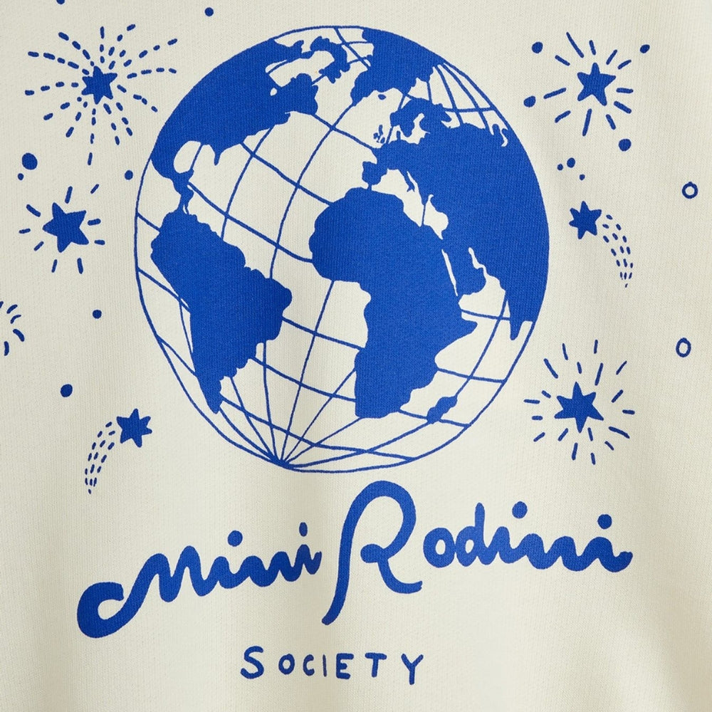 Mini Rodini Bluza dziecięca Society White