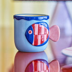 Bloomingville Kubki z kamionki Willy Multi zestaw 2 sztuk