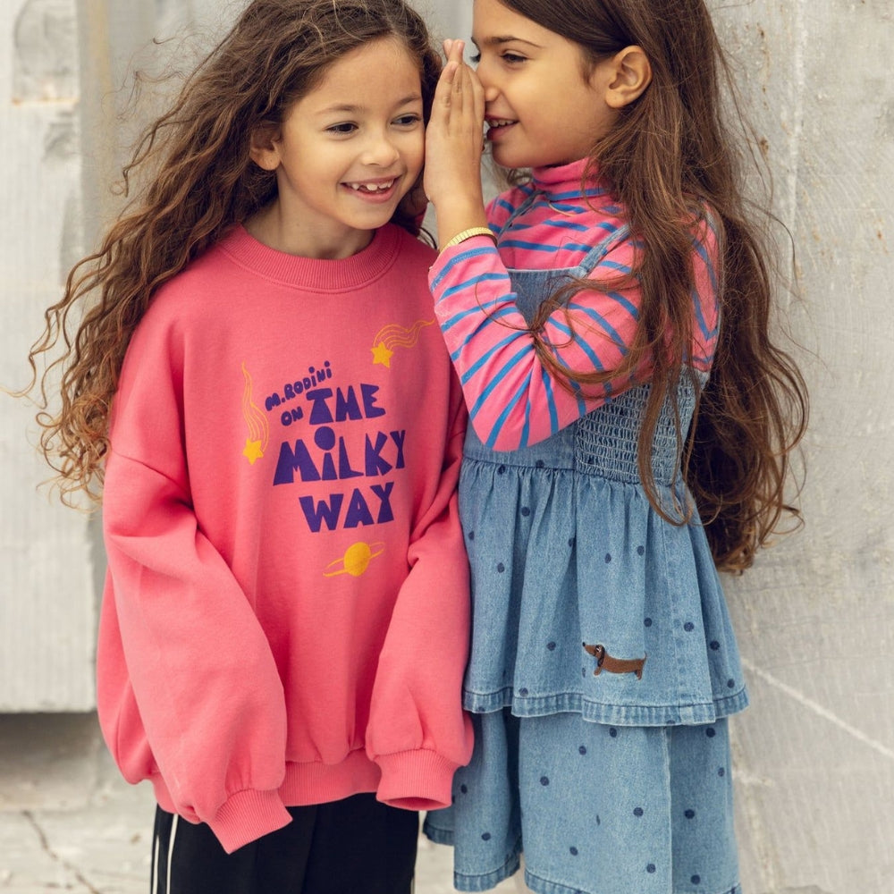 Mini Rodini Bluza dla dziewczynki The milky way Pink