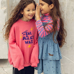 Mini Rodini Bluza dla dziewczynki The milky way Pink