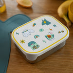 The Cotton Cloud Lunchbox dziecięcy ze stali nierdzewnej z wyjmowanymi przegrodami Funky Dogs