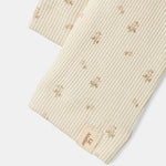 Lil’ Atelier Spodnie niemowlęce dla dziewczynki Turtledove Flower NBFGAGO