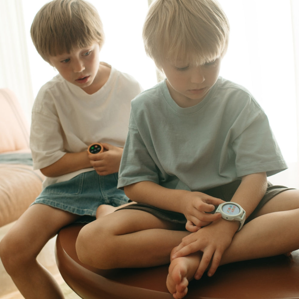 Kidywolf Zegarek interaktywny dla dzieci K-Watch Koralowy róż