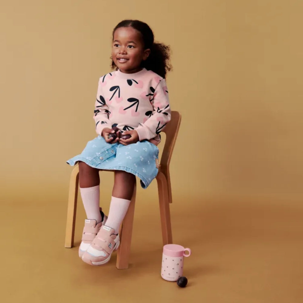 Liewood Termos obiadowy dla dzieci Kiani Mini Cherry heart / Rosey 250 ml