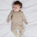 Name It Baby Body niemowlęce prążkowane Pure Cashmere NBNNAKAL