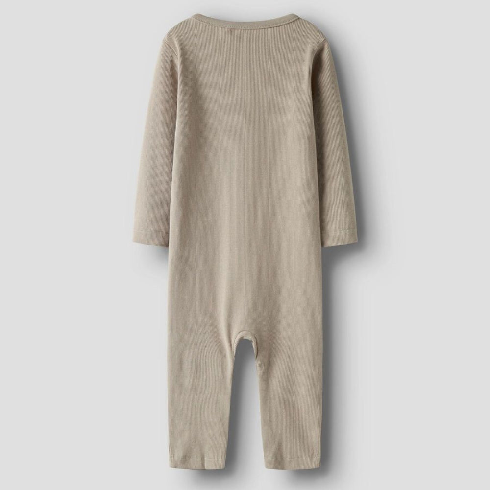 Name It Baby Body niemowlęce prążkowane Pure Cashmere NBNNAKAL