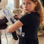 Mini Rodini Sukienka dla dziewczynki Basic Black