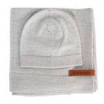 Yarnami by Poofi Zestaw merino Cozy dla niemowlaka beżowo-szary