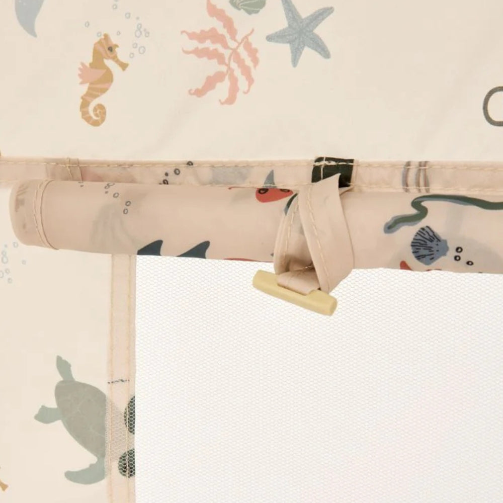 Liewood Namiot dla dzieci z basenikiem Everett Pop Up Sea creature / Sandy