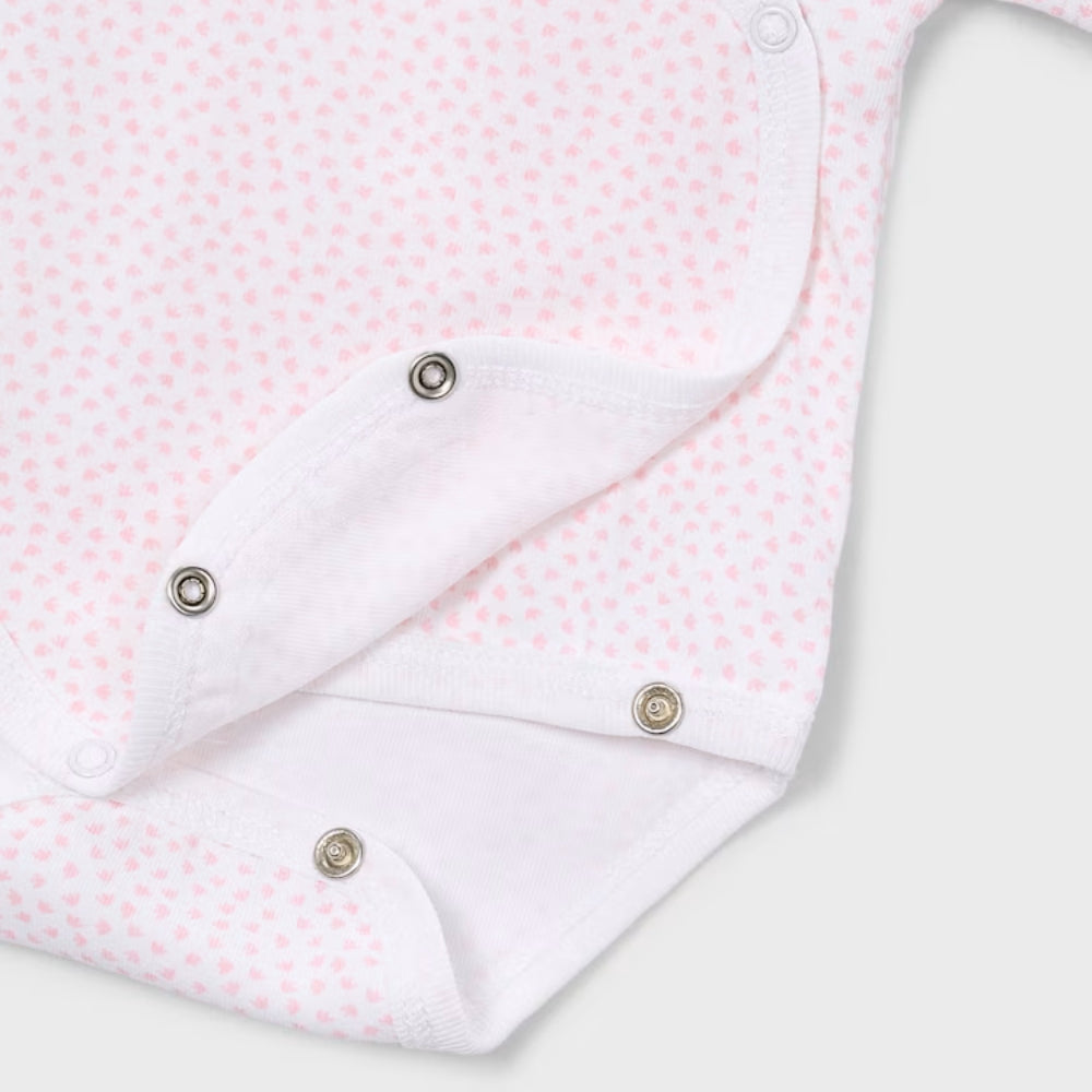 Mayoral Zestaw body niemowlęcych 2-pak Baby Pink