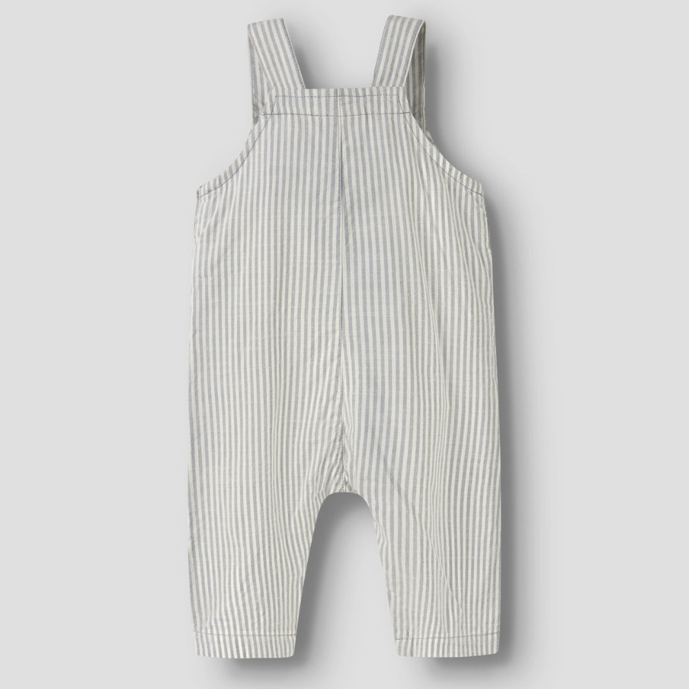 Lil’ Atelier Ogrodniczki niemowlęce dla chłopczyka Coconut Milk NBMDARKO