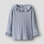 Lil’ Atelier Bluzka dziecięca dla dziewczynki Zen Blue NMFTANSY