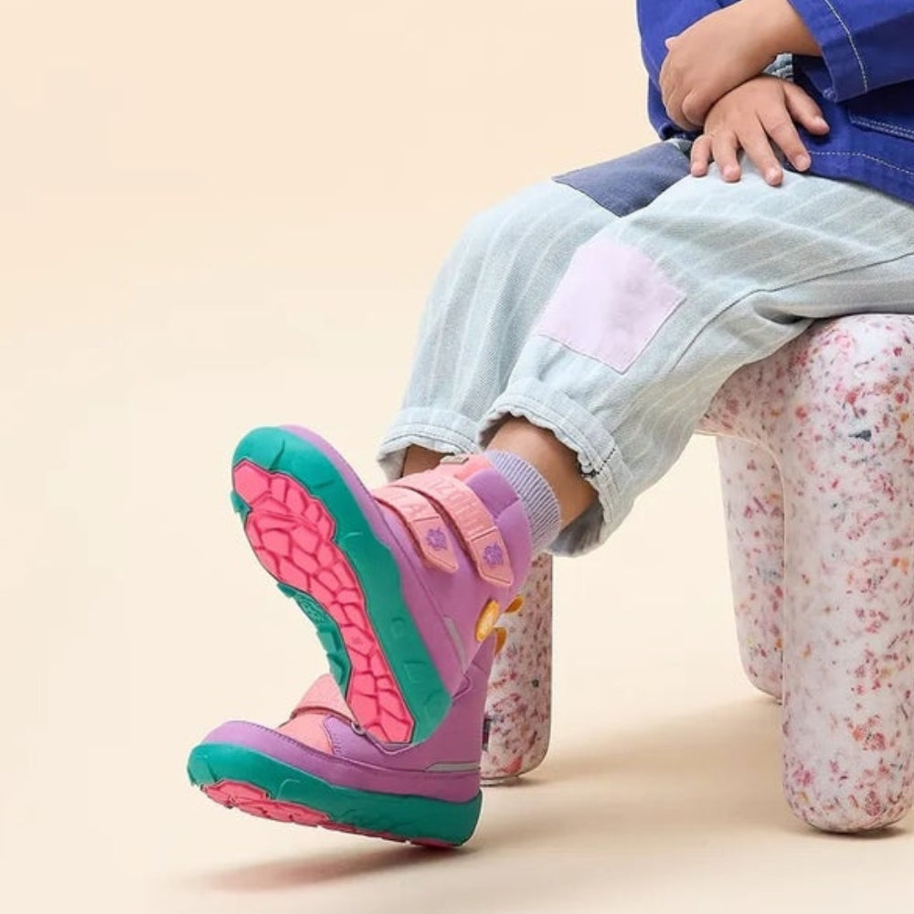 Affenzahn Buty zimowe dla dziewczynki typu barefoot wegańskie Comfy Owl