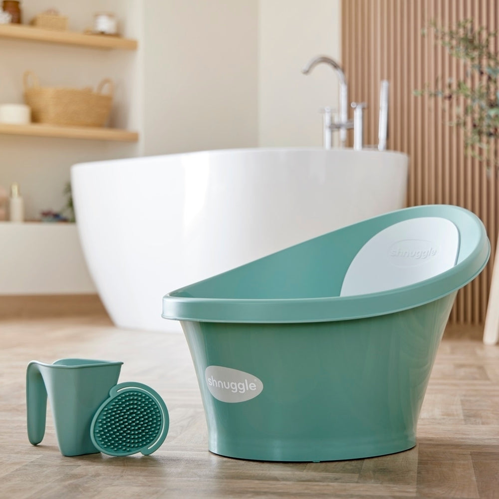 Shnuggle Szczotka Silikonowa do Włosów dla Niemowląt Eucalyptus