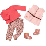 Our Generation Lalka Kinsley z pieskiem Kenzi na smyczy 46cm